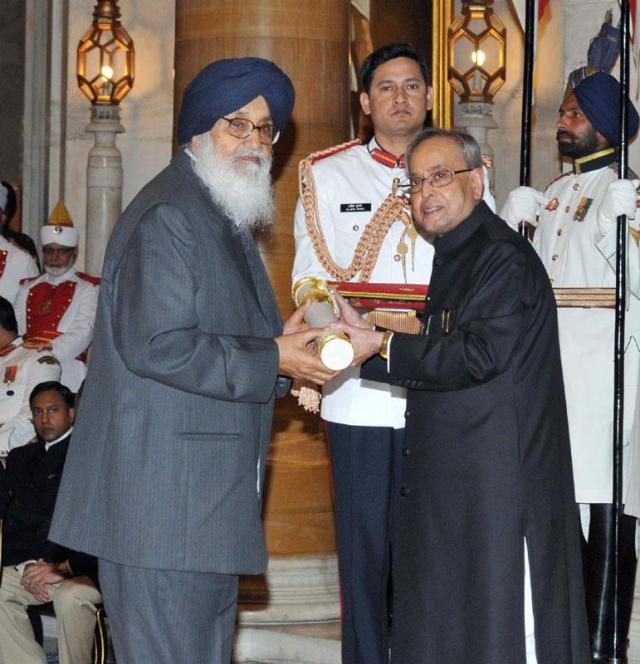 Padma Vibhushan Shri Parkash Singh Badal – Government of Punjab